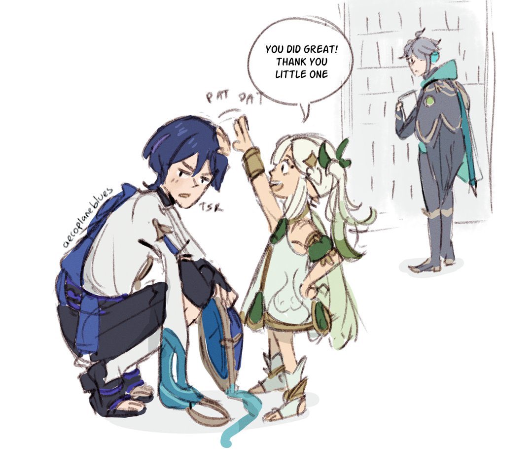 kazuhaknight's tweet photo. This comic, people really liked nahida giving positive reinforcement🥹 https://t.co/jXvItd319q