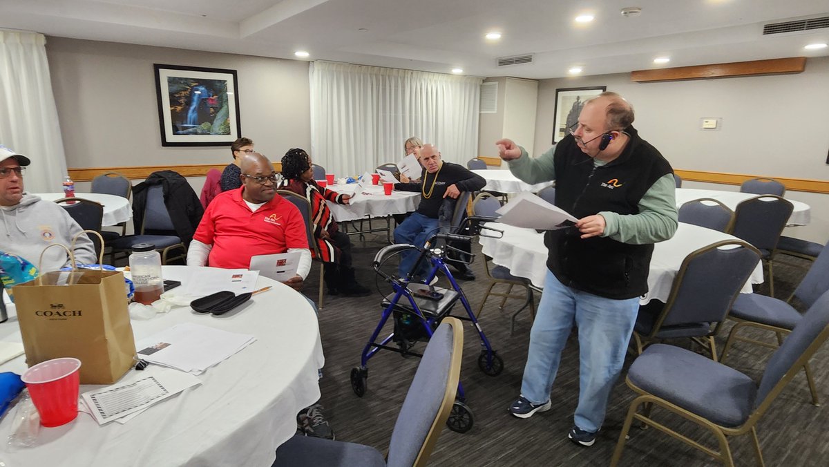 TheArcECT's tweet photo. Huge thanks to the #EasternCTSavingsBankFoundation for providing a grant for meeting space rental for our Self-Advocates, as well as a voice amplifier for SA Coordinator Jamie Lazaroff.  A great way for northeast and southeast CT participants to share ideas in person! https://t.co/B9y3pz6Rgg