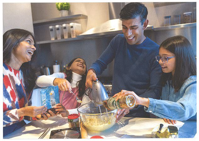 So apparently this was the photograph our prime minister used for his family Christmas card? 

Is this real or did somebody just ask #ChatGPT for “a picture of the Prime Minister making a cake with the family being helpful but obviously none of them have cooked anything before”?