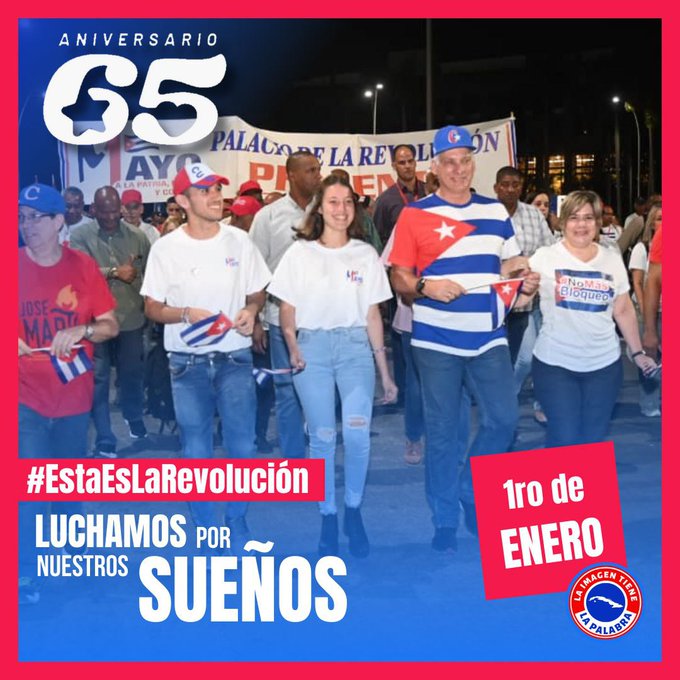 Nuestra Revolución será cada día más invencible.
#EstaEsLaRevolución
#CubaPorLaVida
<a href="/cubacooperaven/">Brigada Médica Cubana en Venezuela</a>
<a href="/MINSAPCuba/">Ministerio de Salud Pública de Cuba</a>
<a href="/japortalmiranda/">José Angel Portal Miranda</a> @CubCooperaVeGua
