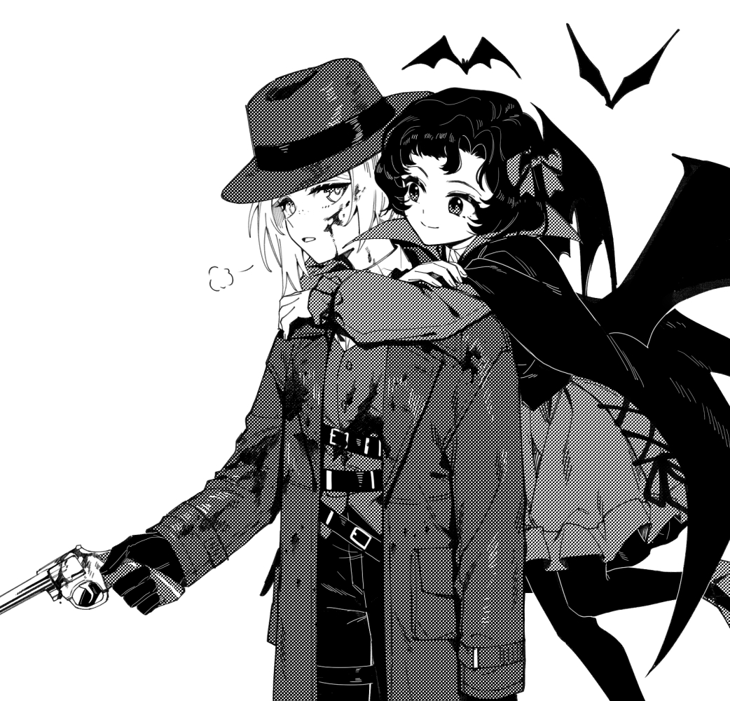 xunyuyuyu's tweet photo. 之前画的吸血鬼斯奈德和血猎维尔汀paro，因为之前没有本宣怕剧透就没发捏
#重返未来1999 #Reverse1999 #リバース1999 #verneider https://t.co/iKOeRFe0Hs