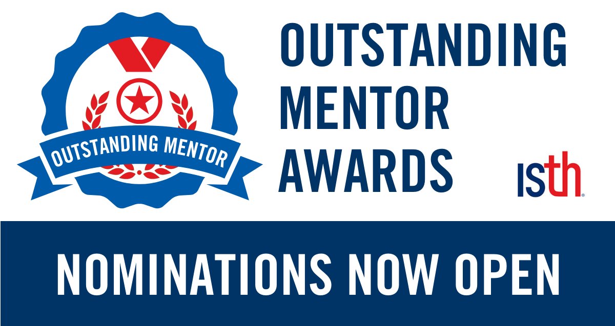 isth's tweet photo. Did you have an outstanding mentor? Nominate them for the innaugural ISTH Outstanding Mentor Awards. Deadline is January 22: https://t.co/CLyOYg4162 https://t.co/fnYLNeLrud