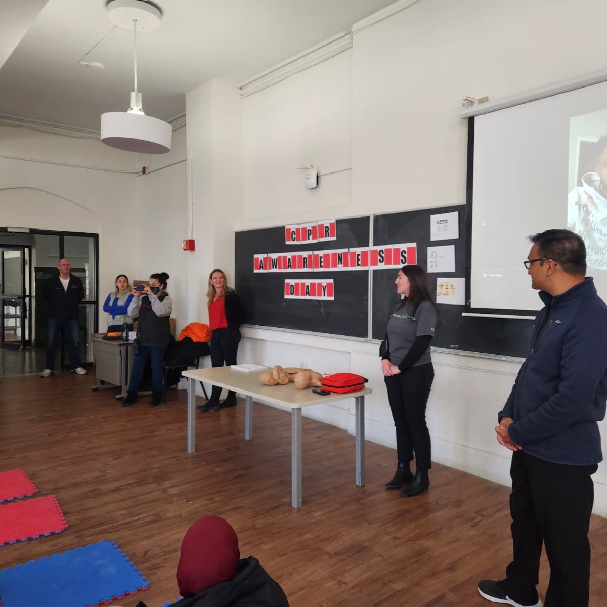 STEM_Institute's tweet photo. TBT to SP23', where our students embraced the power to save lives on CPR Awareness Day! 🫀Learning the art of CPR, one heartbeat at a time.  #ThrowbackThursday #CPRAwareness #LifeSaversInTheMaking" https://t.co/XmecVygIA5