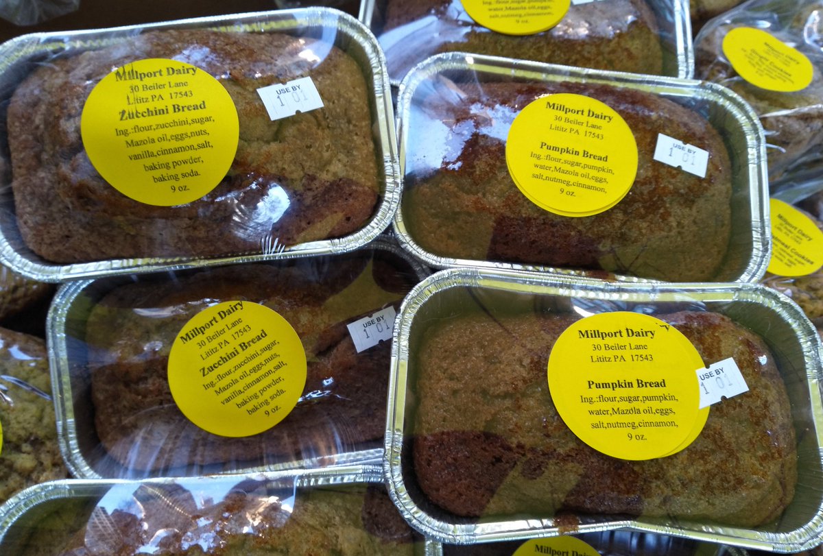From our Amish kitchen: Zucchini Bread &amp; Pumpkin Bread $3 at Thursday's #UWS Broadway Tucker Square #LincolnCenter (66th St) &amp; <a href="/Columbia/">Columbia University</a> (114th St) Greenmarkets!