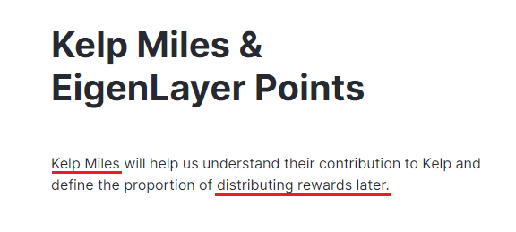 CryptoSnooper_'s tweet photo. Kelp DAO Airdrop Snooping 🔎 🪂

🚨 Time Sensitive

@KelpDAO is a liquid restaking protocol. They are days away from launching their Kelp Miles dashboard, along with a promotion that ends on January 1st, 2024.

Goal → Farm Kelp DAO and Eigenlayer. 🪂

Start 🧵 ↓

1/6 https://t.co/VqQArc3iBJ