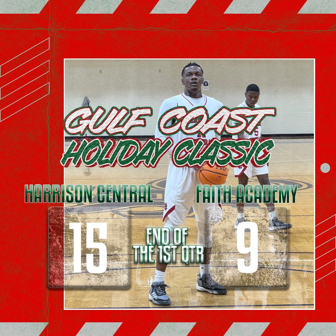 TheGCHC's tweet photo. Harrison Central (MS) leads Faith Academy (AL) 15-9 at the end of the first quarter. #RedBracket #TheGCHC https://t.co/cDQGS6FvnA