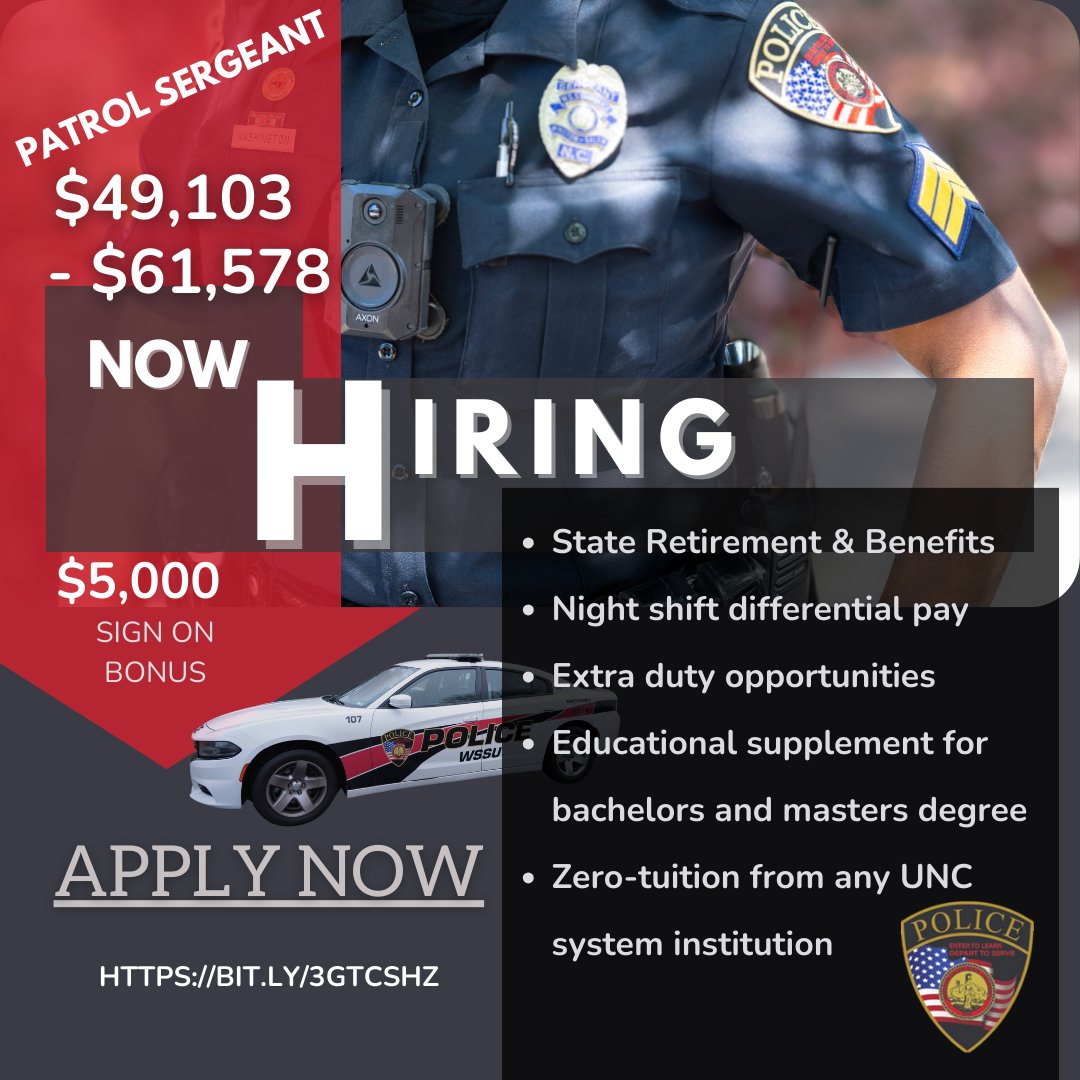 WSSUPolice's tweet photo. Jump into the new year with a rewarding career when you Join Our Team!
https://t.co/zJmd3q3b20

#151 https://t.co/xjZXdVfLh0