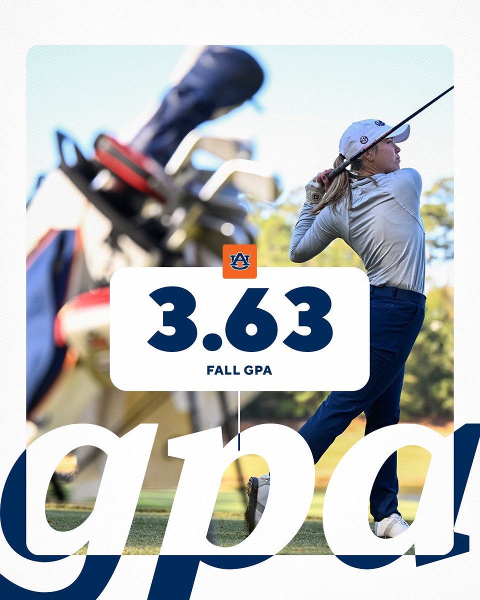 AuburnWGolf's tweet photo. Low scores on the course ⬇️ and high marks in the classroom ⬆️

Another good semester this fall 📚✏️

#WarEagle https://t.co/DV2lnByL0v