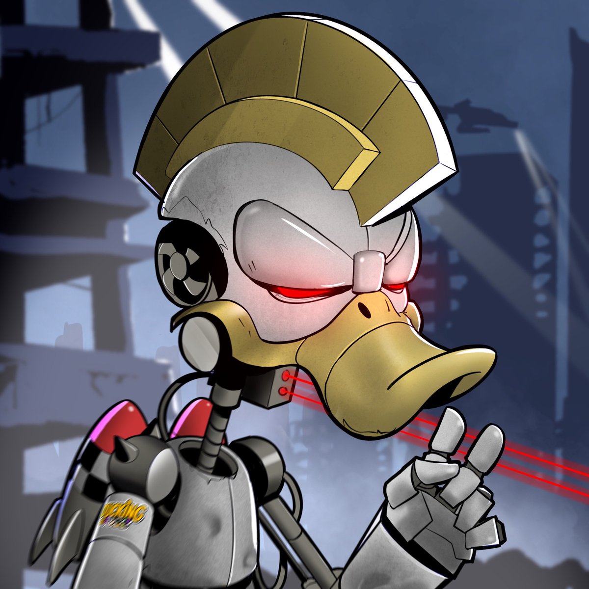 DuckingFuzz's tweet photo. Mythical Duck #04 Echolock - Cybernetic Duck from Future's Past (1/1) #WaxNFT #WaxPFP
Open to all the #WaxFam & #Waxians. Burn 10 Golden Eggs and 10 #DuckingFuzz PFPs to claim. Need Golden Eggs? Join the Ducking Cull Blend.
https://t.co/LGoaFuzmsX
#DuckYeah #OnlyOnWax https://t.co/LQ5kjouSkU