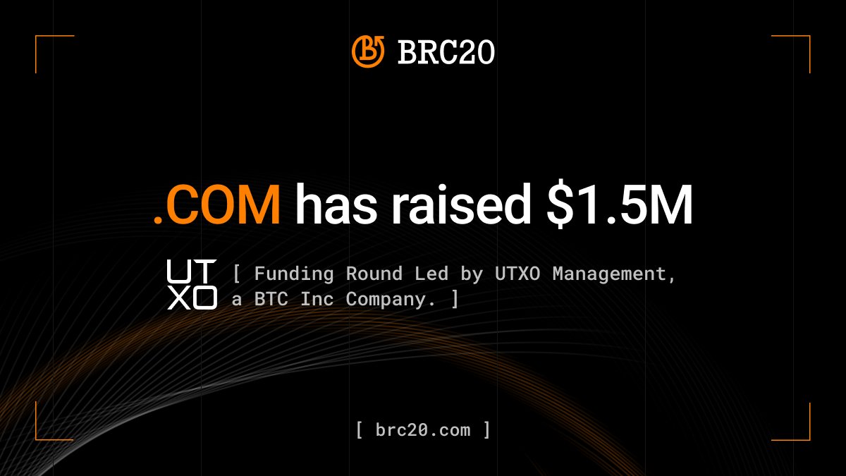 We have raised $1.5M to Become a Key Infrastructure Provider for Bitcoin Tokens!

The round was led by <a href="/UTXOmgmt/">UTXO Management</a>, the asset management arm of <a href="/BitcoinMagazine/">Bitcoin Magazine</a>'s parent company BTC Inc.

The round included support from <a href="/ZanshinCapital/">Zanshin Capital Management</a>, <a href="/UnbrokenChainGP/">Unbroken Chain</a>, <a href="/BlockOneCapital/">Block One Capital Inc.</a>,