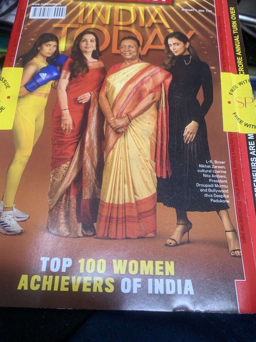 INDIA TODAY HAS FONE TREMENDOUS WOTK IN PROJECTING 100WOMEN ACHIEVERS IN INDIA BUT FORGOT TO MENTION PRIYANKA GANDHI AND MAMTA BANERJI WHO ARE MAKING  GREAT IMPRESSION IN THE POLITICAL SCENARIO AS SO FAR NO WOMAN LEADER HAS EMERGED WO CAN MATCH LATE PM SMT INDIRA GANDHI !!