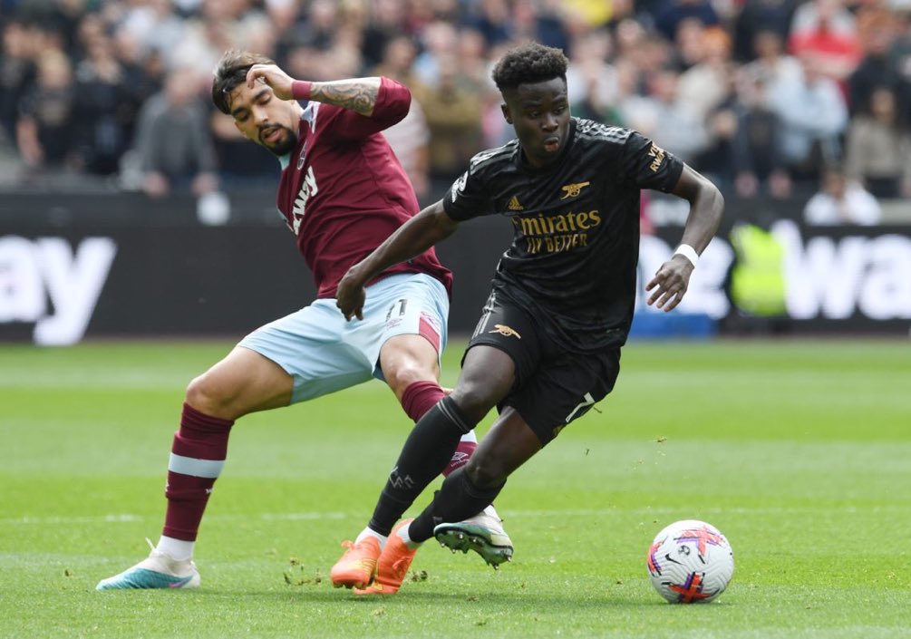 GambIingPro's tweet photo. If Bukayo Saka scores first against West Ham tonight we’ll giveaway £250 in CASH!💰

Retweet &amp; follow us to enter📲 https://t.co/XSzGNF2vve