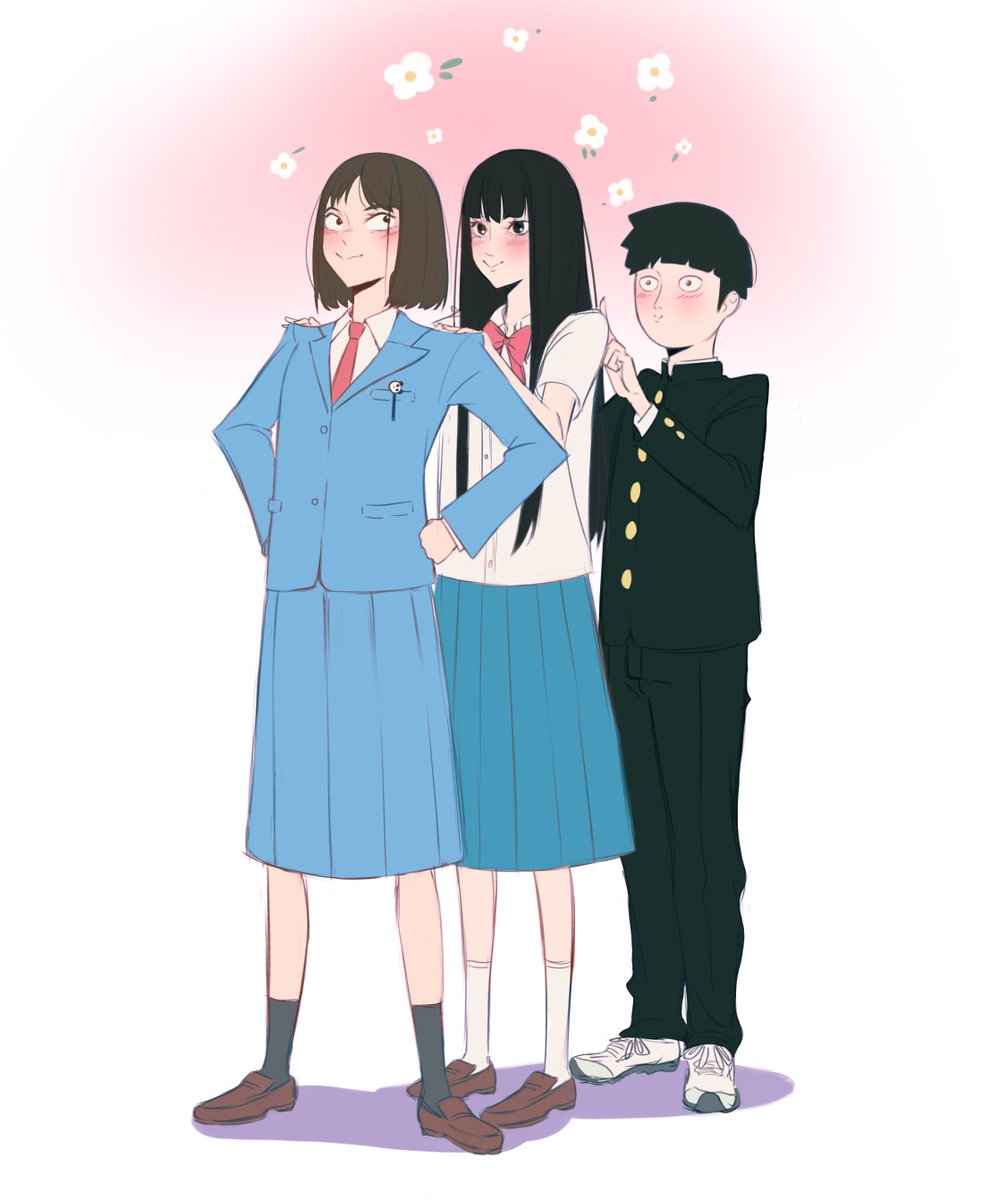 Laudroart's tweet photo. Challenge accepted 🌸
#art #mobpsycho100 #kiminitodoke #skiptoloafer https://t.co/oxrW3lnfZ4