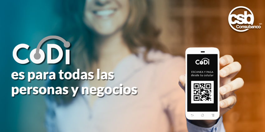 Con CoDi recibe y cobra en el momento que lo necesites donde quiera que lo hagas desde tu celular fácil seguro y rápido y sin comisiones.

#CoDi #SinComisiones #ParaTodos