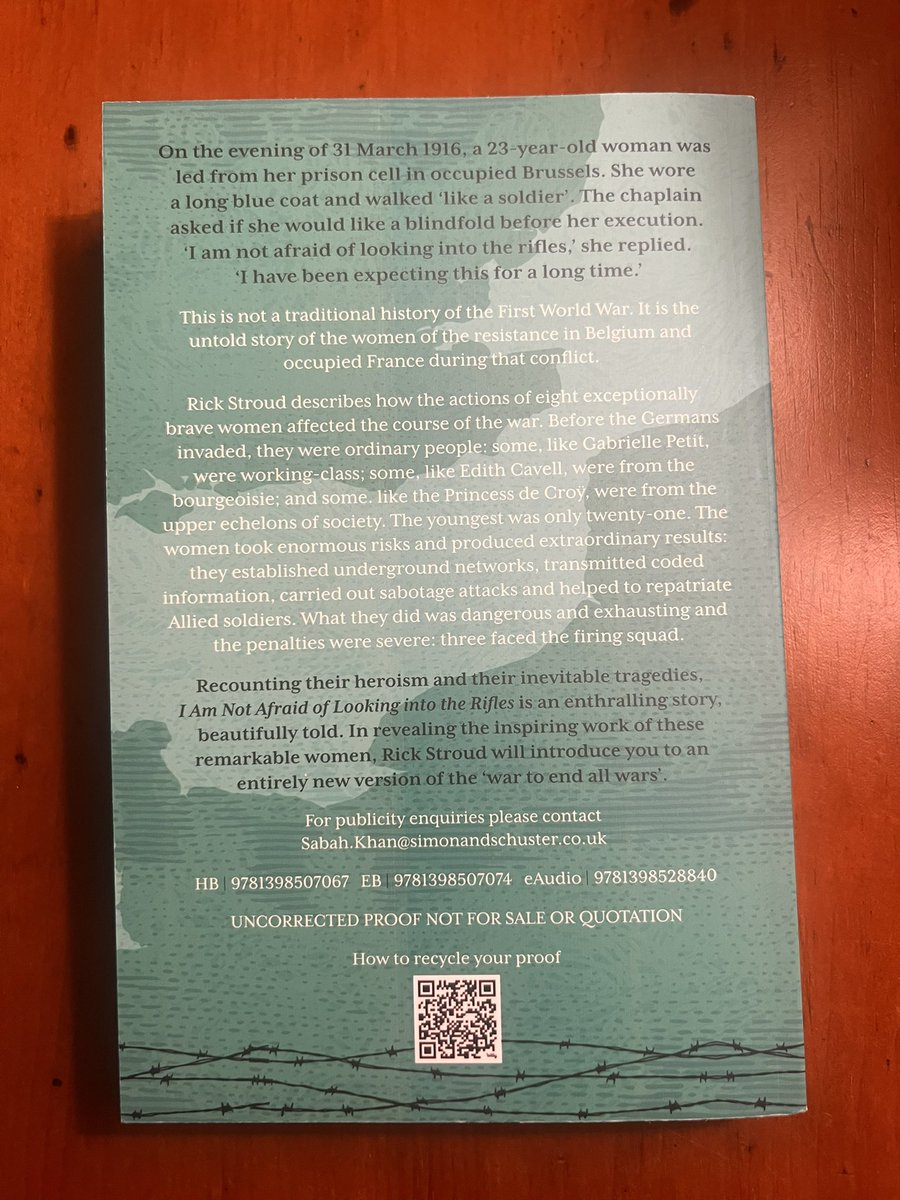 On the evening of 31 March 1916, a 23-year-old was led from her prison cell in occupied Brussels. She wore a long blue coat and ‘walked like a soldier’

The chaplain asked if she would like a blindfold for her execution. ‘I am not afraid of staring into the rifles,’ she replied.