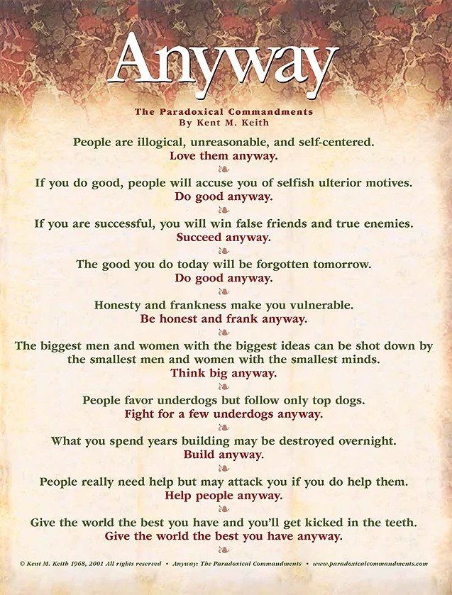 gcouros's tweet photo. "It is easy to find lessons in failure but often difficult to find learning in success. Find learning anyway."

Do good anyway. https://t.co/0PsUvHYiW0 https://t.co/yuYQM0XUaN