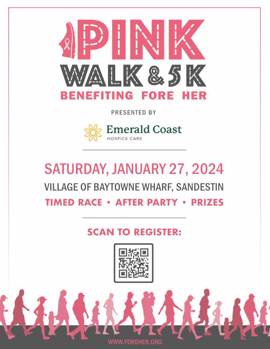 Wear your PINK and have fun while raising funds for breast cancer patients currently undergoing treatment and in financial need. Sponsorship Opportunities available - Prizes awarded in multiple categories: pinkwalk5k.org.