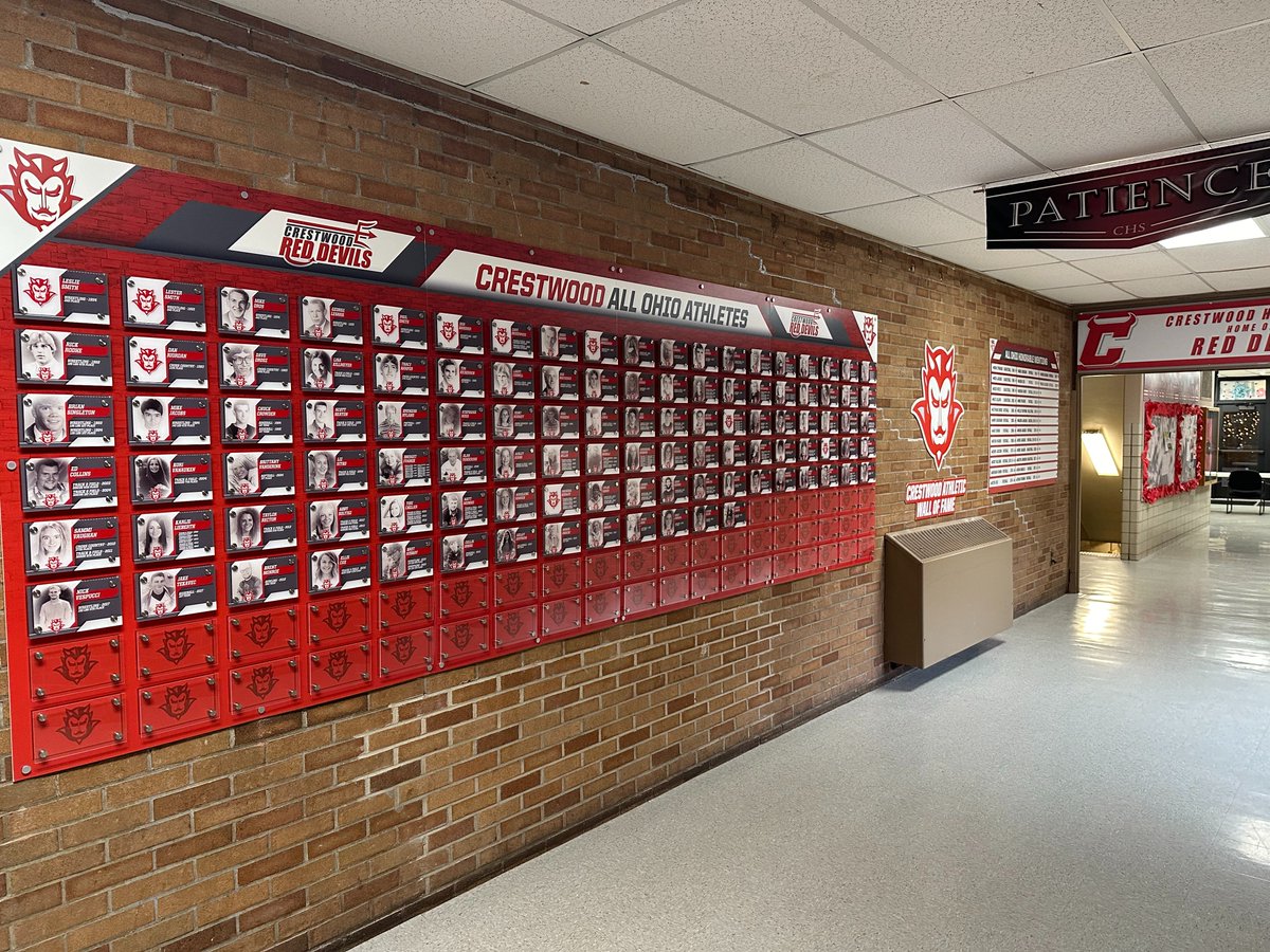 cwoodreddevils's tweet photo. Nearly 2 years and finally present to 👹Nation! We understand that there are a few items needing to be addressed to make it perfect, but we are very proud of the this Wall of Fame Project! Stay tuned! https://t.co/T07E7lHeg3