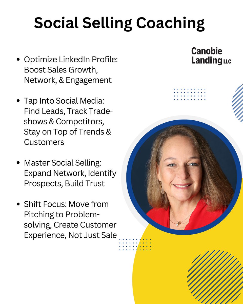 Did you know that today over 75% of people will first look at someone’s LinkedIn profile before they agree to talk with a sales rep.  It’s true!  In today’s world, relationships increasingly start on-line.  canobielanding.com/social-selling…