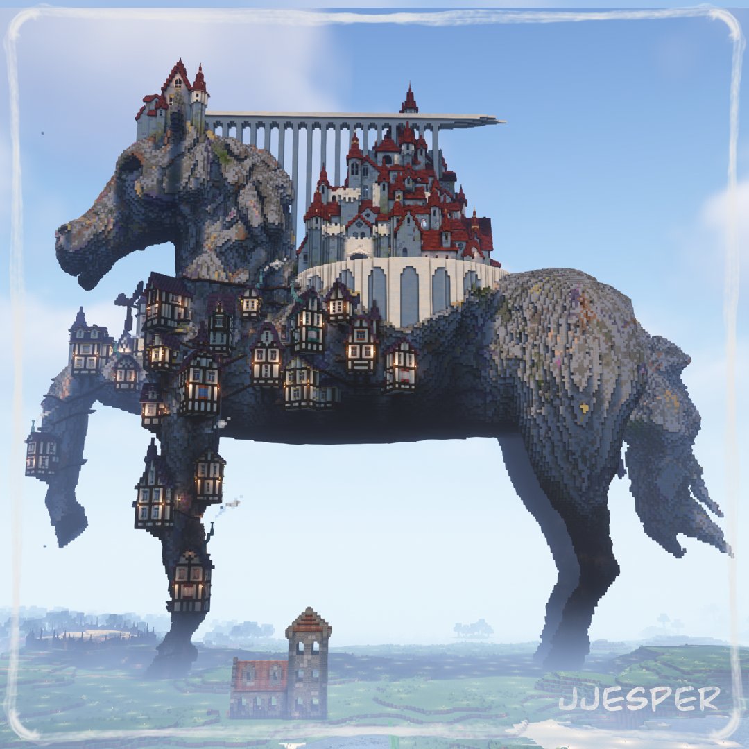 Jjesper05's tweet photo. @Minecraft my starter base https://t.co/fBQ52D8AK0