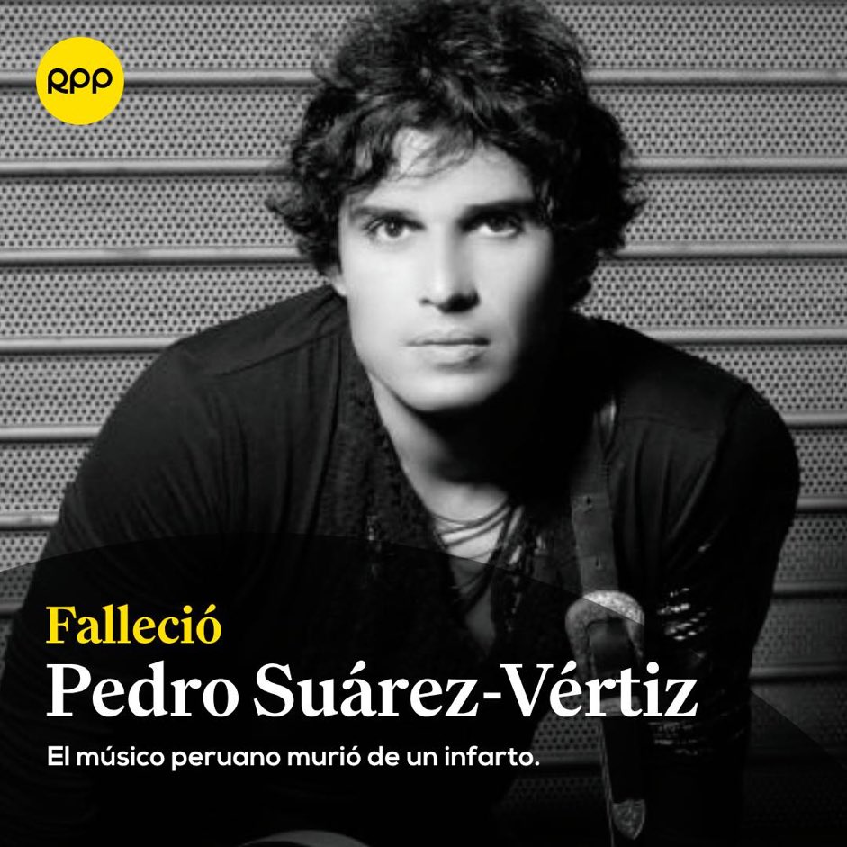 rlopezaliaga1's tweet photo. GRACIAS PEDRO SUÁREZ VÉRTIZ..! TODA UNA VIDA DEDICADA A LLEVAR FELICIDAD AL PERÚ Y AL MUNDO..! MIS CONDOLENCIAS PARA TU FAMILIA. ESTOY SEGURO QUE, DESDE EL CIELO, SEGUIRÁS PROTEGIÉNDOLOS COMO SIEMPRE LO HAS HECHO. DESCANSA EN PAZ Y ALEGRÍA, PARA SIEMPRE. https://t.co/nnQ4ioeyHy