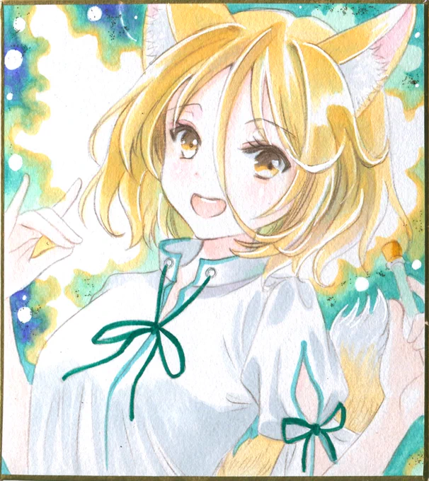 今週のアナログ絵の成果4 飯綱丸、典、布都、屠自古…虹龍洞と神霊廟の5面ボス&中ボスコンビですね