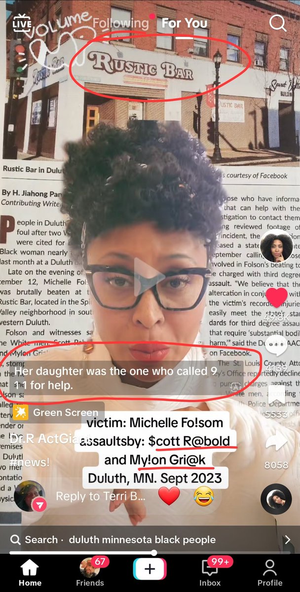 TricksnTICKs's tweet photo. #ScottRabold & #MylonGriak ONLY MISDEMEANORS after leaving #MichelleFolson for dead w/BRAIN INJURY! ..despite video! #RusticBar failed to help/call 911 but cleaned up blood.
Rustic Bar
401 N Central Ave
Duluth, MN 55807
218.624.7463
https://t.co/BDrI9xLvnM
https://t.co/h56RYwmCYm https://t.co/yEC8CtvLhn