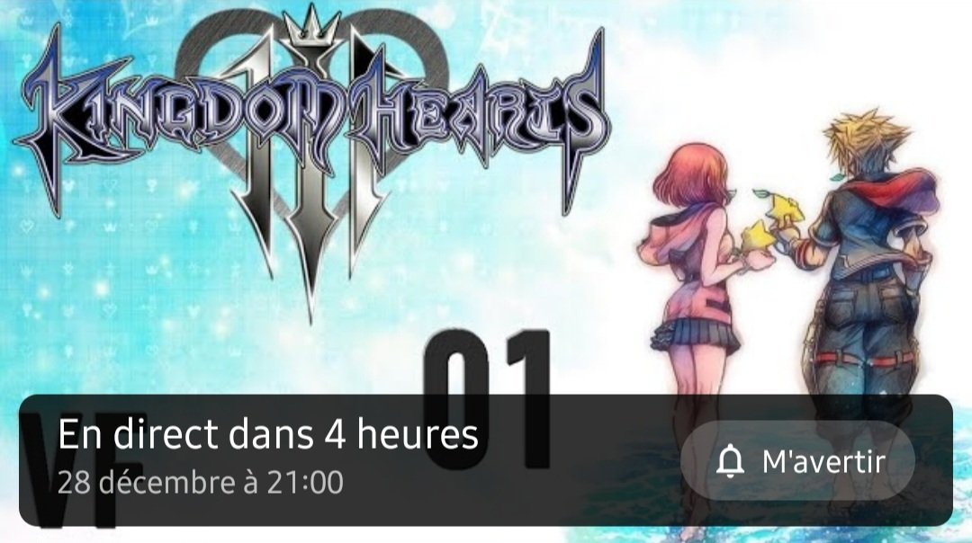 Rendez-vous ce soir à 21h avec Jotabo (alias Sora et bien d'autres) sur mon live Kingdom Hearts 3 en VF !
Premier live de ma vie ✨️😬
#kingdomhearts #kh3vf #live #letsplay #mod #vf #jeu