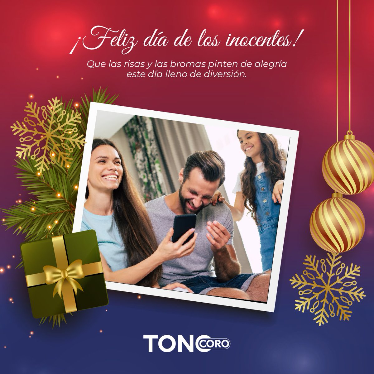 TonoCoro's tweet photo. 😆¡Alerta de bromas! En el Día de los Inocentes, el sentido común es el superpoder más importante. ¡No te creas todo, pero sí ríete de todo! ¿La mejor defensa? Un buen sentido del humor. ¿Listos para las risas? ¡Que comiencen las travesuras! 🤣🎉

#bromas
#DiaDeLosInocentes https://t.co/J2IPaYD3rp