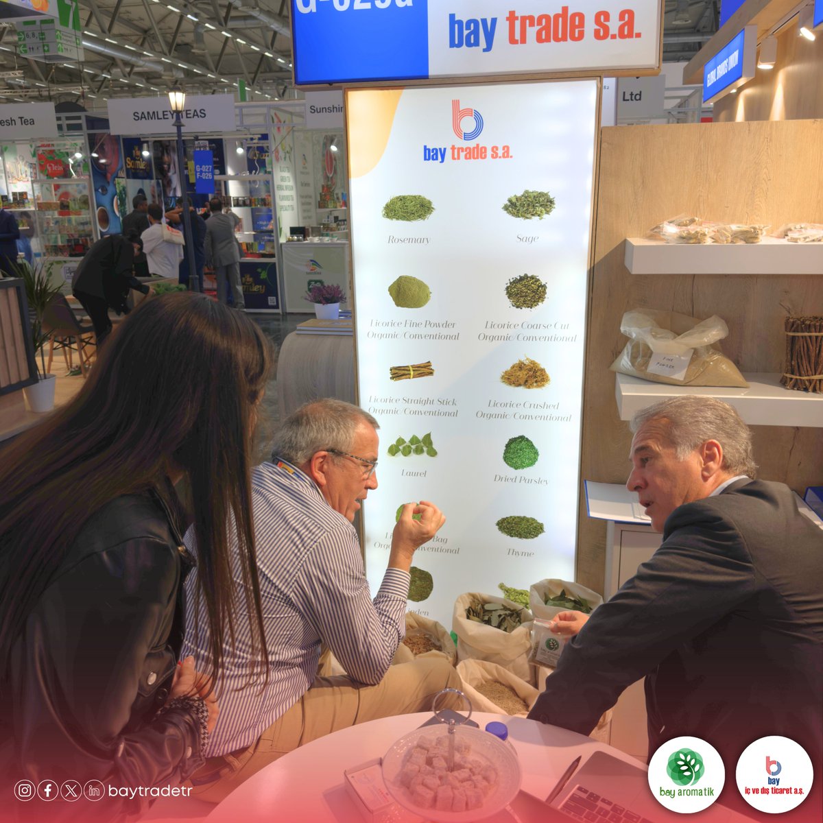 baytradetr's tweet photo. #TBT time from Anuga.
#BayTrade #SabayGroup #Sabay #Anuga #Anuga2023 #AnugaFair #Cologne #weareAnuga #licorice #sage #linden #Cologne #TasteTheFuture https://t.co/DldDGvu6bu
