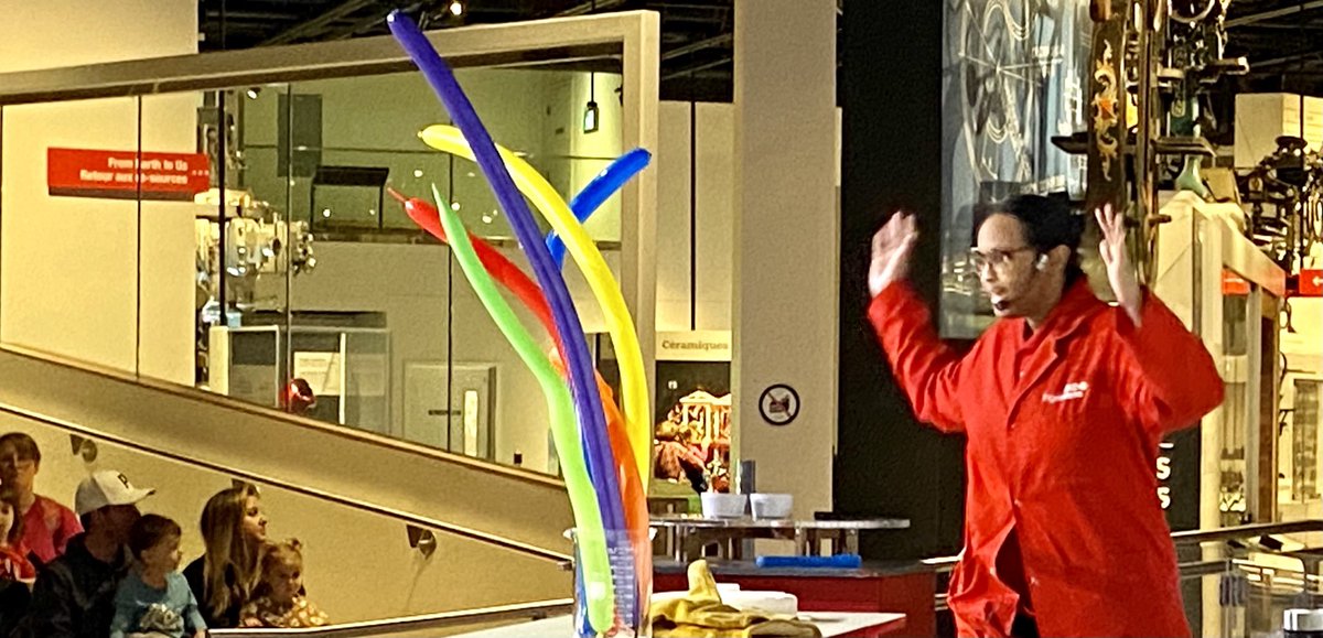 Great energy ⁦<a href="/SciTechMuseum/">Canada Science and Technology Museum</a>⁩ this morning! All 3 ⁦<a href="/IngeniumCa/">Ingenium</a>⁩ museums have holiday programming and demos throughout this week.