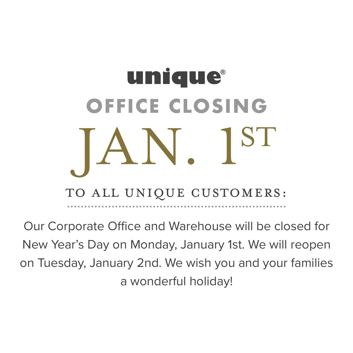 Unique Industries tweet media