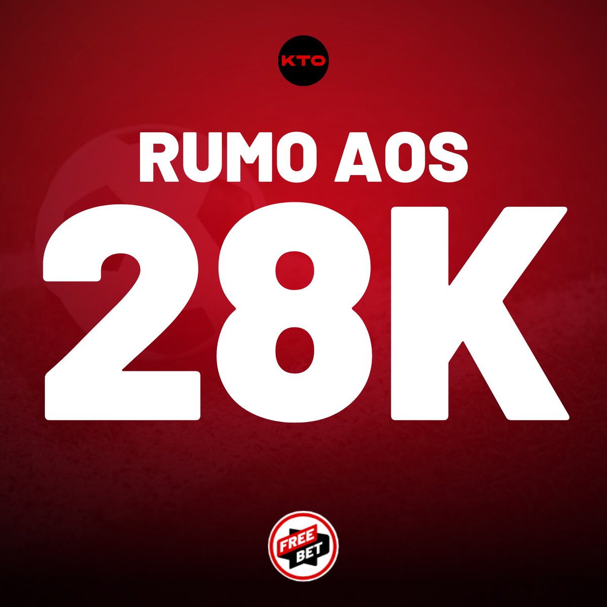KTO_brasil's tweet photo. 🚨 GANHE 200 REAIS EM FREEBET NA KTO 🚨

O nosso modesto perfil quer comemorar 28 mil seguidores ainda em 2023... para isso, sortearemos uma freebet de 200 REAIS para vocês! 🤑

As regras são muito simples:

1⃣ Seguir a KTO
2⃣ Dar RT nesse post
3⃣ Marcar (pelo menos) uma pessoa nos comentários!

✅ Se chegarmos aos 28K antes do dia 01/01/2024, sortearemos a freebet de R$200!

Pode ser o seu final de ano de sorte! COMENTE 🗣

Importante: o perfil marcado não pode ser uma pessoa pública ou empresa.