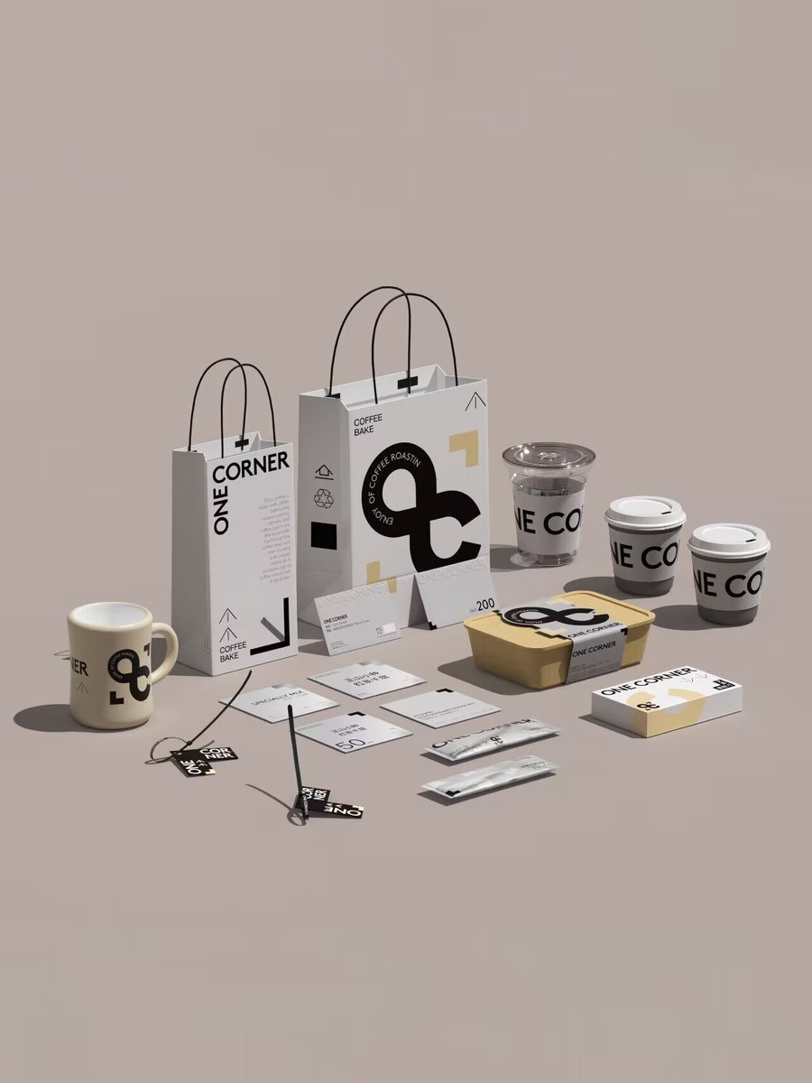 poem_small's tweet photo. Super symbols run through coffee brand vision||Brand planning |Brand design |Brand VI design
Brand: ONE CORNER
Industry: Restaurant, bar, light meal, coffee, roasting
#logo #logos
#logodesign #logomaking #Logodesigner #logodesigns #logomaker #mark #brand #brandding https://t.co/WEFCdQw8kt