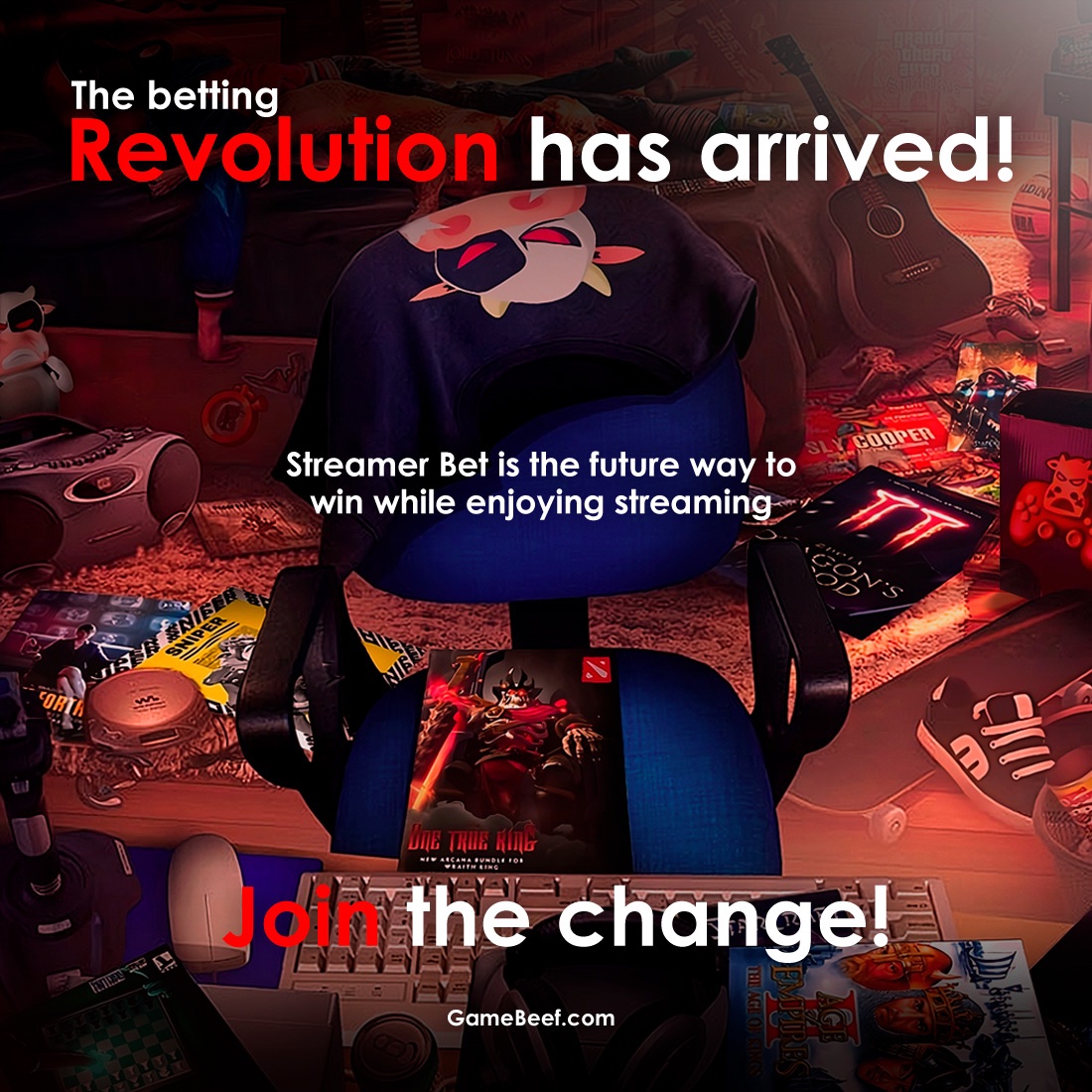 BetGameBeef's tweet photo. ๐ฎ GameBeef isnโt just about tournaments; itโs a community, shared passion, and unforgettable moments. Streamer Bet adds a new dimension to the thrill! What does GameBeef mean to you? Share below! ๐พ #GameBeef #StreamerBet #thursdayvibes https://t.co/bMqdpA5YsU