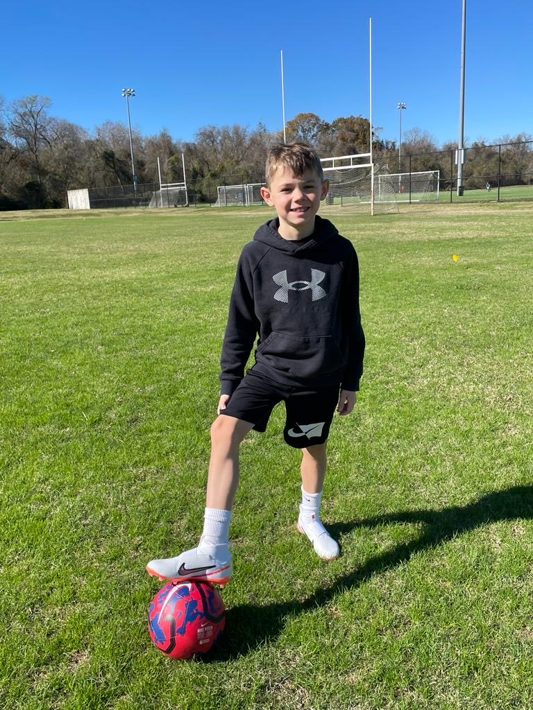 New Christmas boots going down well, 3ed pair this year growing like a weed.