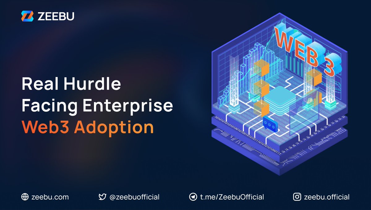 zeebuofficial's tweet photo. 👀 The real hurdle to enterprise Web3 adoption is the lack of custom-built solutions: A comprehensive blog!

🔥 Read to learn how #Zeebu is embracing Web3 technologies &amp; carving out a niche in the finance market.

Read now: https://t.co/FMY9lZCE70 https://t.co/gIyEJepbtT