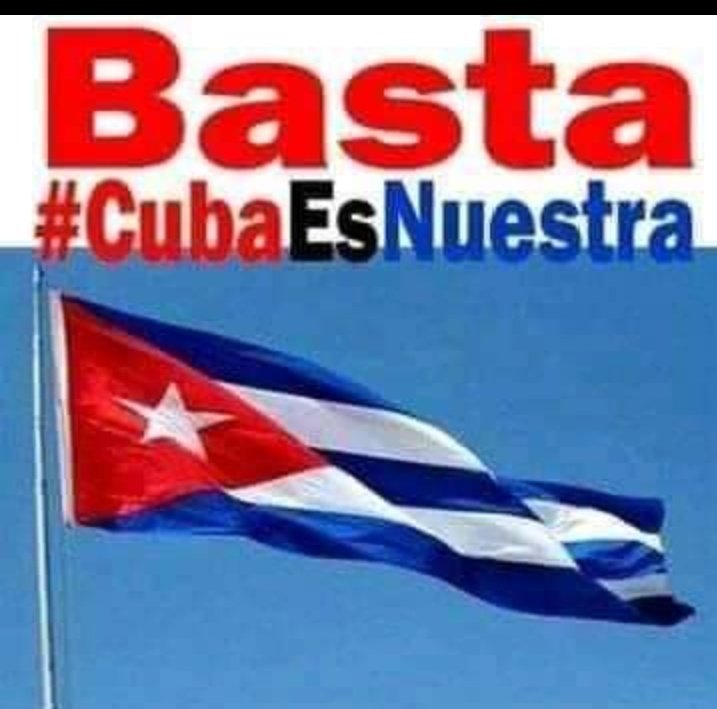 Que le quede claro a la gusanera y a su guerra de símbolos, la bandera Cubana tiene 5 franjas, no  3! Y es la bandera más bella que existe y jamás ha sido mercenaria!!! con una estrella que brilla con más luz, cuánto más solitaria.. #EstaEsLaRevolución 
#SocialismoOMuerte