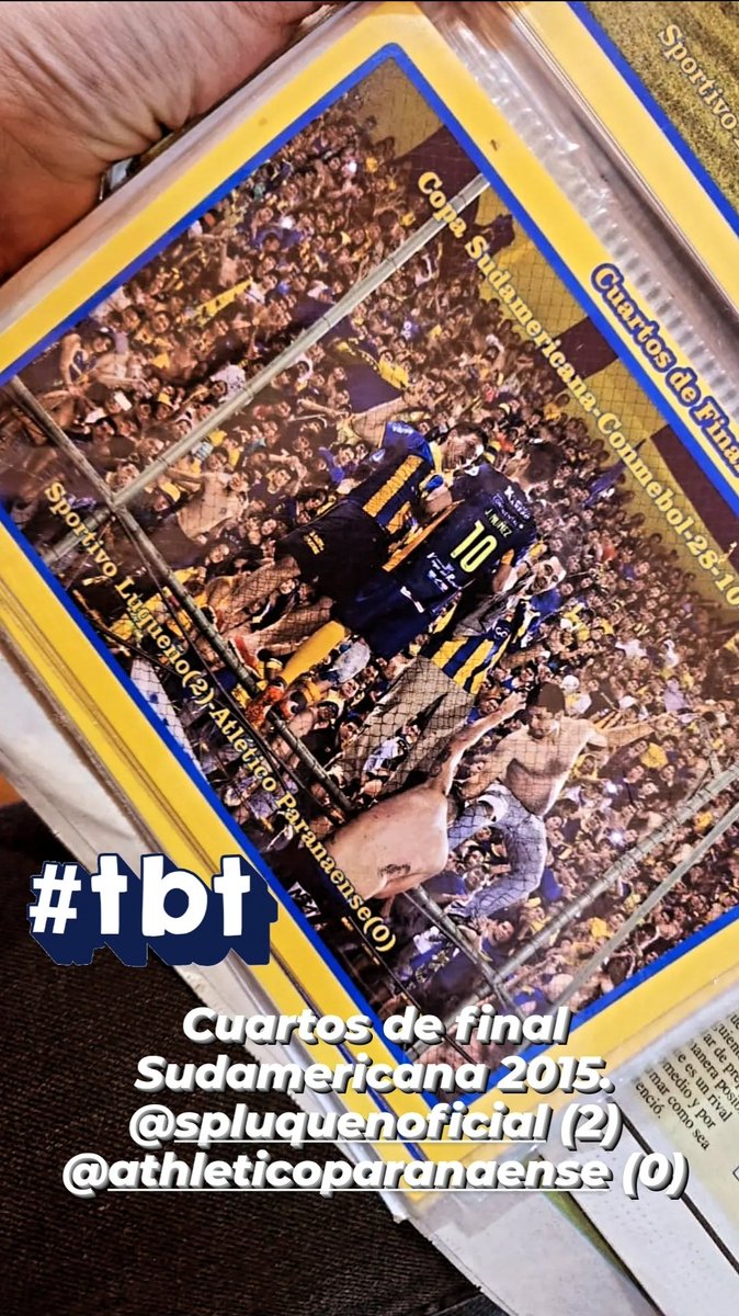 #Tbt <a href="/SpLuquenOficial/">Sportivo Luqueño</a> vs <a href="/AthleticoPR/">Athletico Paranaense</a> 
💛🐷💙