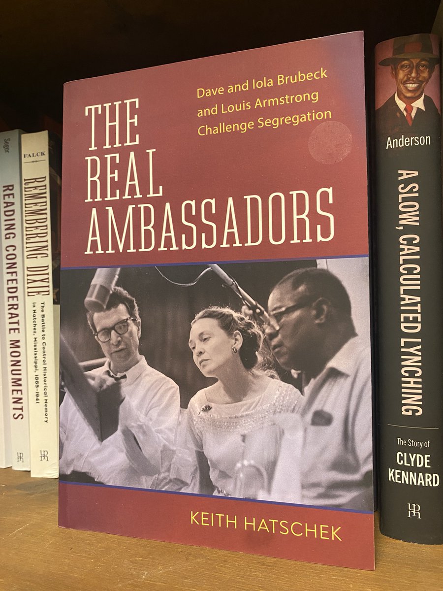 upmiss's tweet photo. THE REAL AMBASSADORS: DAVE AND IOLA BRUBECK AND LOUIS ARMSTRONG CHALLENGE SEGREGATION by Keith Hatschek is the full story of an incredible collaboration among the Brubecks and Armstrong to create jazz’s most amazing musical. #ReadUP #ThrowbookThursday https://t.co/FqN92ZRrrt https://t.co/MhjMuD8twM