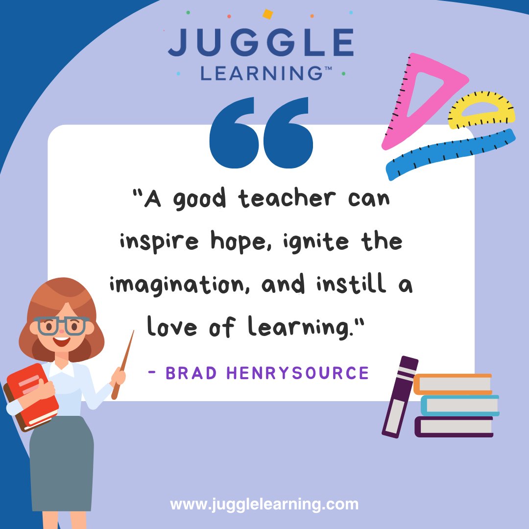 A good teacher not only imparts knowledge but ignites a flame of hope, fuels the imagination, and cultivates a lifelong love for learning. 

Tag your favorite teacher in the comment section!

#kidseducation #educationchoice #educator #learning #learningkids
