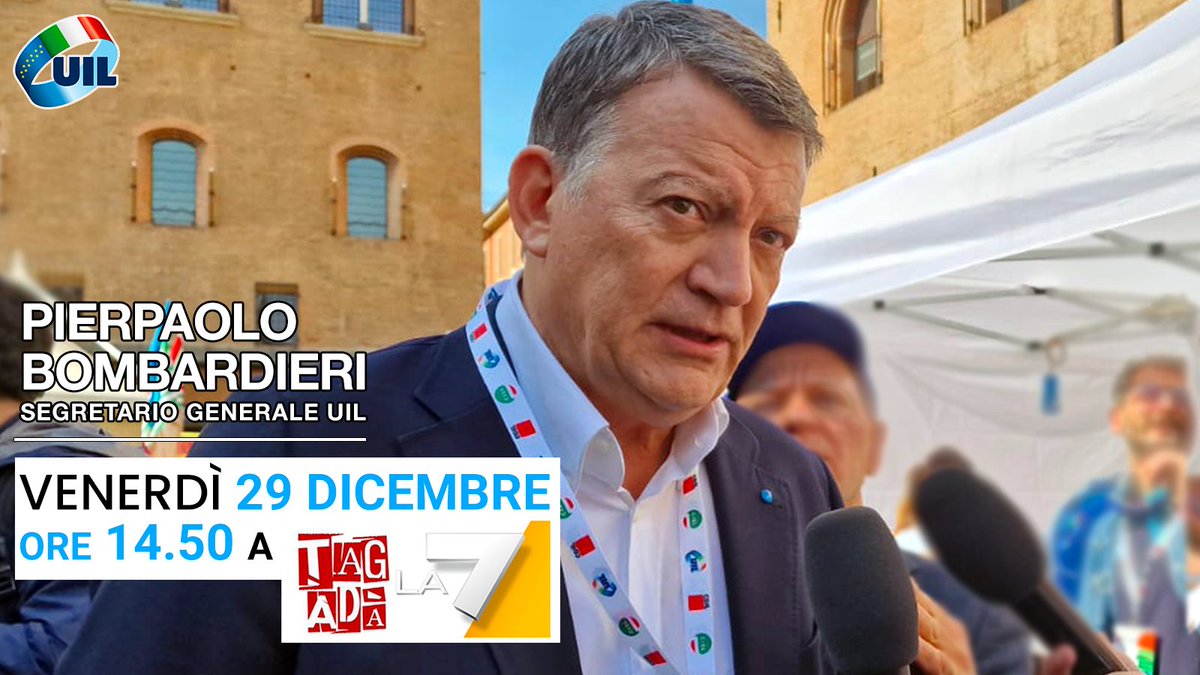 Domani, a partire dalle ore 14.50, siamo su La7 ospiti di @tagadala7. Vi aspettiamo.