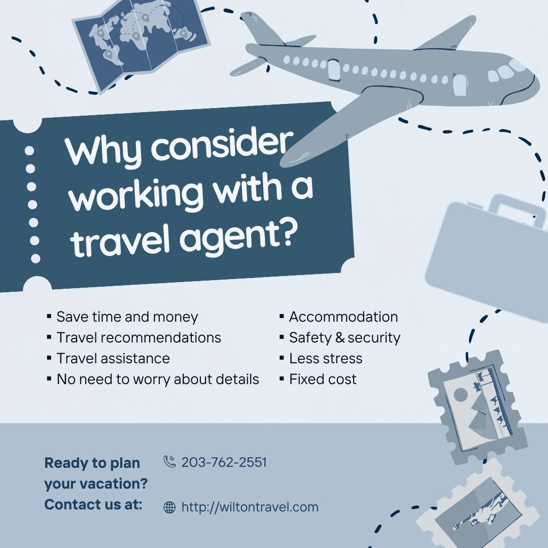 WiltonTravelCT's tweet photo. Our goal is to provide the best value for your travel dollar. We combine the talents of our top travel professionals with state-of-the-art technology to serve the increasingly complex needs of our travelers. We're your hometown travel agency with our eye on the world! https://t.co/Nqmb62aBv1