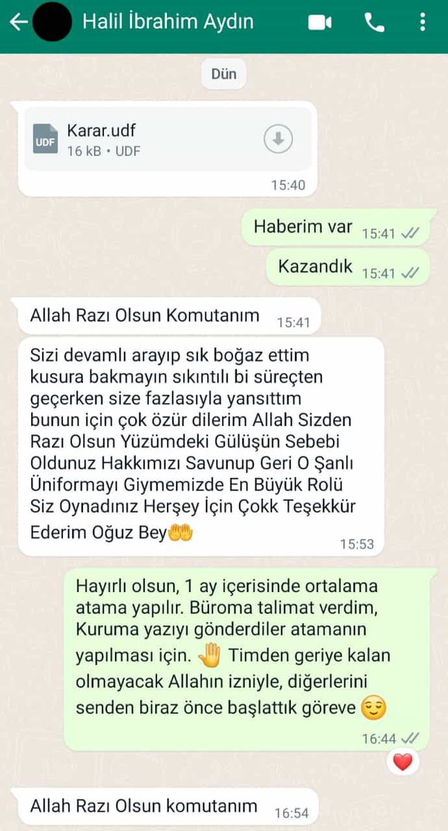 avoguzuce's tweet photo. 28/12/2023
Gaziantep 2. İdare  Mahkemesi 3 te 3 ✅

Meşhur timimizin bir personeli olan Sözleşmeli Er müvekkil hakkında açtığımız sözleşme fesih davasında , fesih işlemi iptal edilerek mesleğe iadesine ve haklarının faiziyle ödenmesine karar verilmiştir. ⚖️ https://t.co/nppZY3enhP