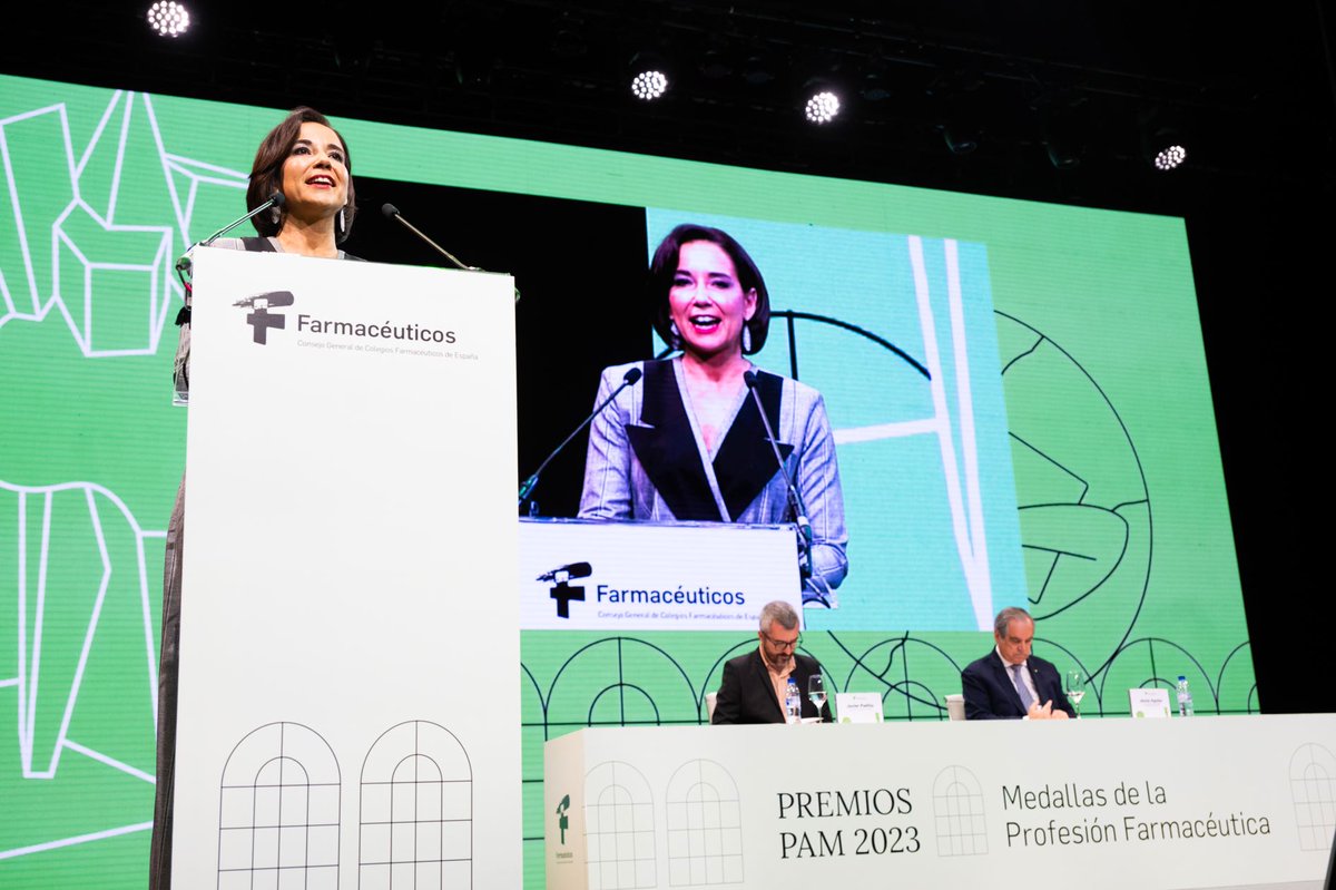 SecretariaCGCOF's tweet image. Ya está disponible en el canal de YouTube de @Farmaceuticos_ la gala de los Premios #PAM2023 y #MedallasCGCOF.

▶ El acto completo, aquí: ow.ly/8Wqb50Qlquu

#PAM2023 #MedallasCGCOF