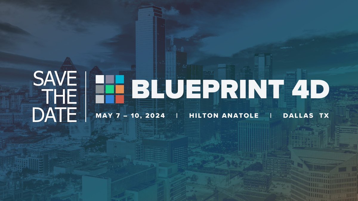 QuestUserGroup's tweet image. Join us in Dallas, May 7-10, 2024 for BLUEPRINT 4D 2024! Save the date now and check out what&apos;s in store: bit.ly/BLUEPRINT4D