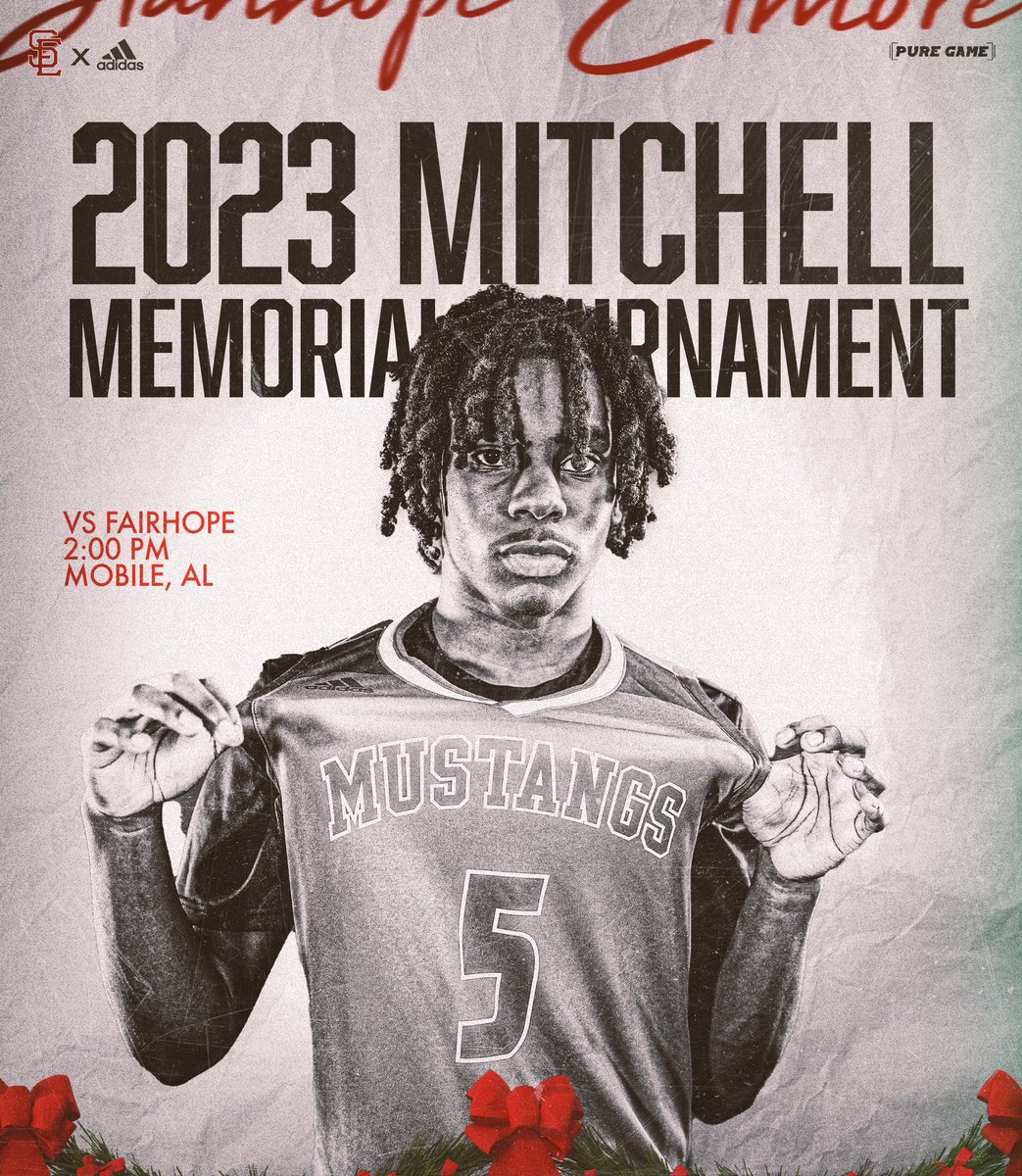 🏀GAMEDAY🏀
Game 15

Stanhope Elmore
🆚 Fairhope
2023 Mitchell Memorial Tournament
📍Mobile, AL 
⏰ 2:00 PM 
🎟 GoFan/ 💴