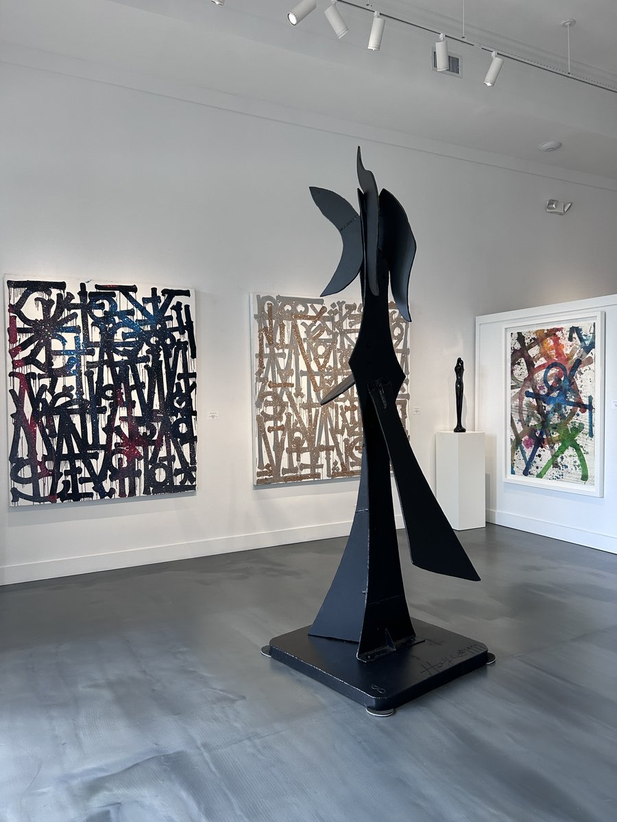 BurgessContemp's tweet photo. Offering you more visual excerpts of the "Appetite For Destruction" exhibition @BurgessContemporary.

Stop in or schedule your own walk through with one of our knowledgeable art consultants.

954-524-2100 | info@burgesscontemporary.com 
#ArtExhibition #RETNAArt #DavidHayes https://t.co/XYD33K39bZ