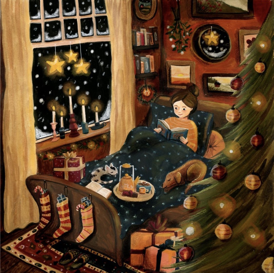 TitaniasRealm's tweet image. The best way to spend the days between Christmas and New Year

Art by Esther Bennink