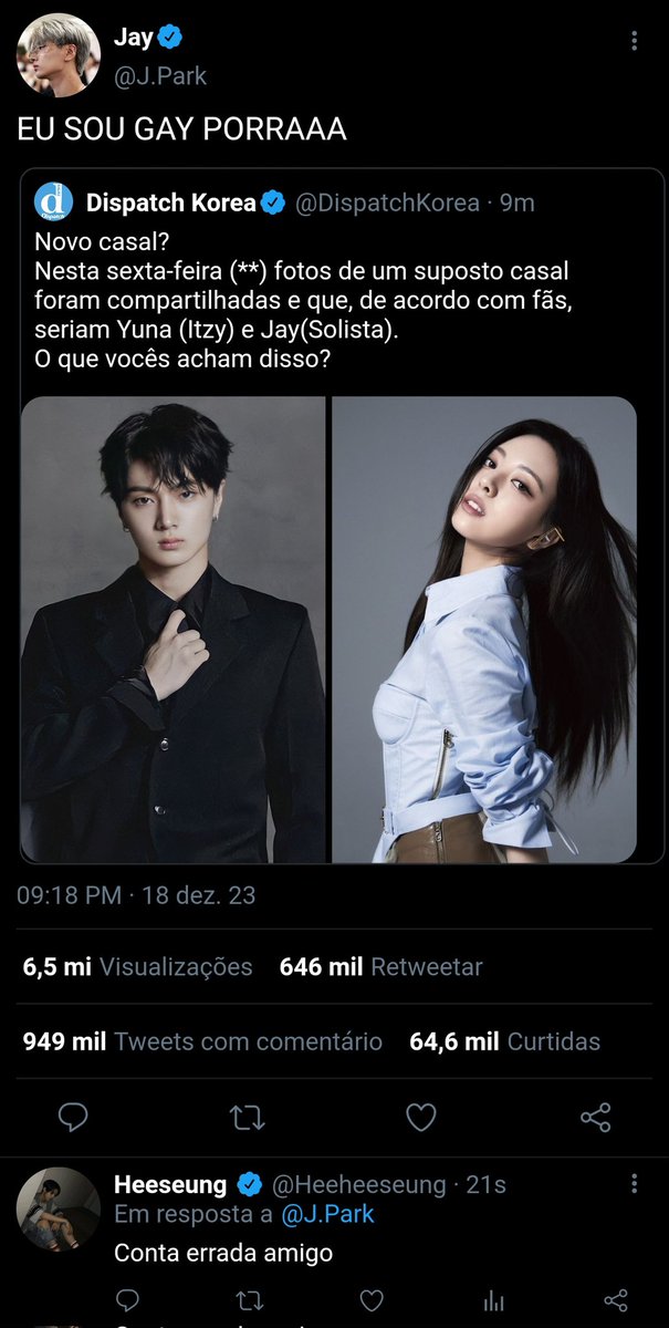 Heelendoniki's tweet photo. #JAYWON au — Superstar 
Onde Jay, um solista mundialmente conhecido, se apaixona por Jungwon, seu staff. https://t.co/3XnTgAkKCW